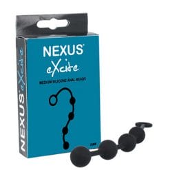 Nexus Excite Anal Beads Medium - Aphrodite's Pleasure