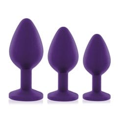 Booty Plug Set Purple - Aphrodite's Pleasure