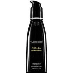 Wicked Aqua Sensitive Lubricant 240ml - Aphrodite's Pleasure