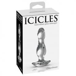 Icicles #72 Clear Anal Plug - Aphrodite's Pleasure