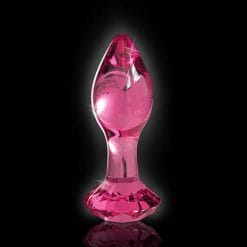 Icicles #79 Diamond Cut Anal Plug Pink - Aphrodite's Pleasure