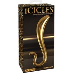 Icicles Gold G02 Glass Dildo - Aphrodite's Pleasure